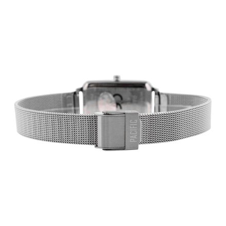Srebrny damski zegarek prostokątny PACIFIC X6206-01
