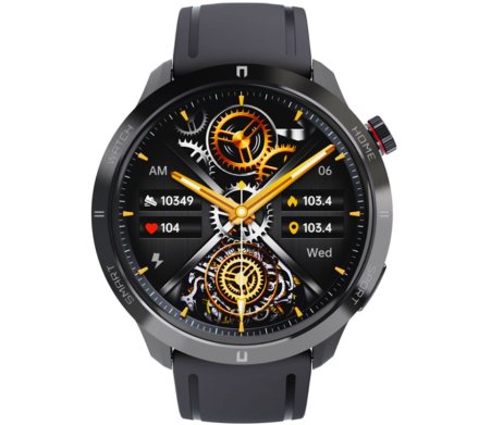 Smartwatch z funkcją rozmowy Rubicon RNCF14 czarny SMARUB250