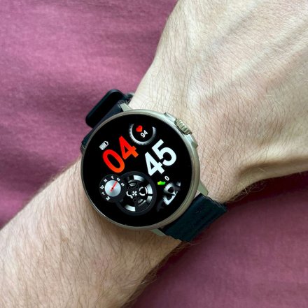 Smartwatch z funkcją rozmowy Rubicon RNCF15 czarny SMARUB259