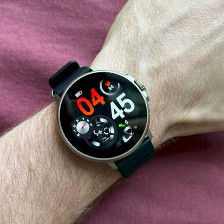 Smartwatch z funkcją rozmowy Rubicon RNCF15 czarny SMARUB259