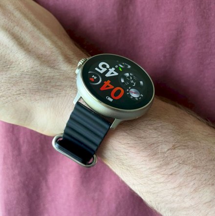 Smartwatch z funkcją rozmowy Rubicon RNCF15 czarny SMARUB259