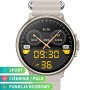 Smartwatch z funkcją rozmowy Rubicon RNCF15 beżowy szary SMARUB260