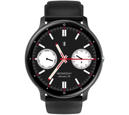 Smartwatch z funkcją rozmowy Rubicon RNCF16 czarny SMARUB266