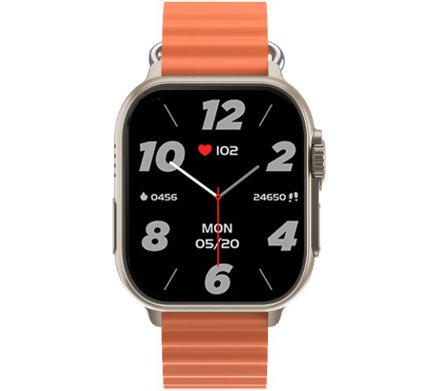 Smartwatch z funkcją rozmowy Rubicon RNCF17 pomarańczowy SMARUB269