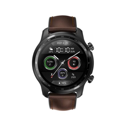 Smartwatch Mobvoi TicWatch Pro 3 Ultra LTE czarny z brązowym paskiem