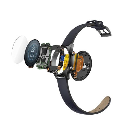 Smartwatch Mobvoi TicWatch C2+ z czarnym paskiem