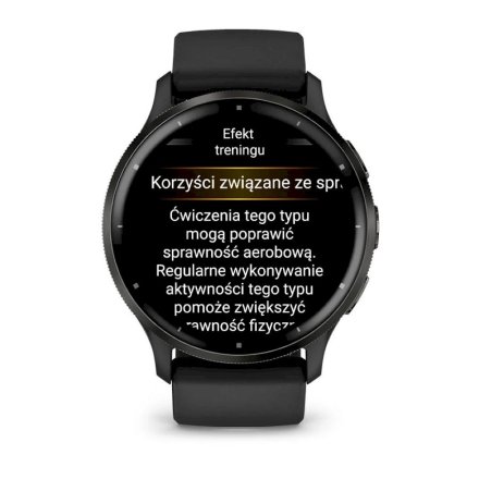 Zegarek Garmin Venu 3 czarny z silikonowymi paskiem 010-02784-01