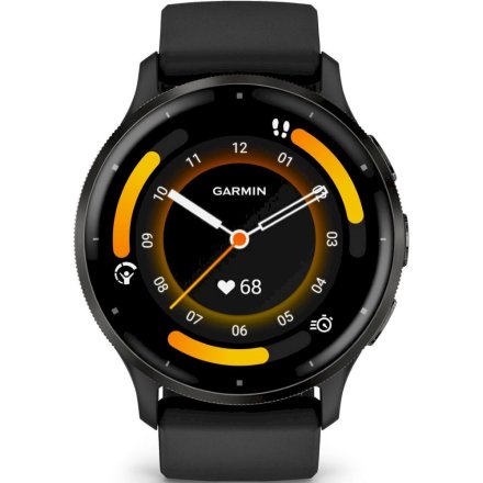 Zegarek Garmin Venu 3 czarny z silikonowymi paskiem 010-02784-01