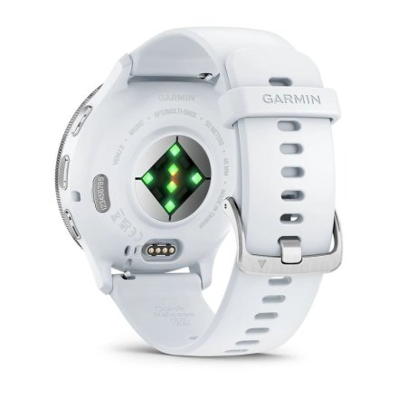 Zegarek Garmin Venu 3 biały z silikonowymi paskiem 010-02784-00