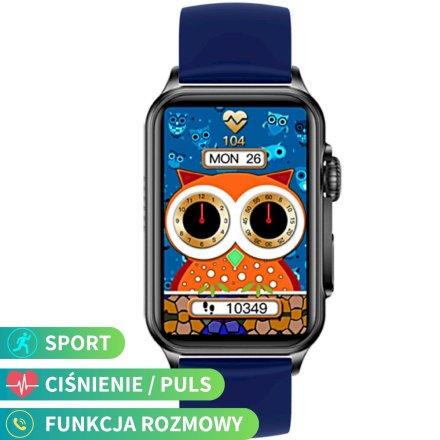 Smartwatch z funkcją rozmowy Rubicon RNCF06 Granatowy SMARUB220