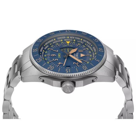 Zegarek Męski Aviator Swiss Made V.1.37.0.304.5  Airacobra GMT