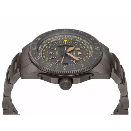 Zegarek Męski Aviator Swiss Made V.1.37.7.305.5  Airacobra GMT
