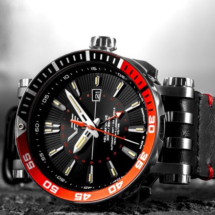 Zegarek męski Vostok Europe Energia Rocket Automatic GMT czarno-czerwony NH34-575A717