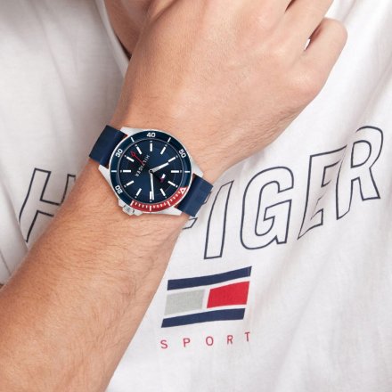 Zegarek męski Tommy Hilfiger Logan sportowy granatowy 1792009