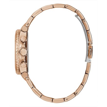 Różowozłoty zegarek damski Guess Cosmic z bransoletą GW0465L2