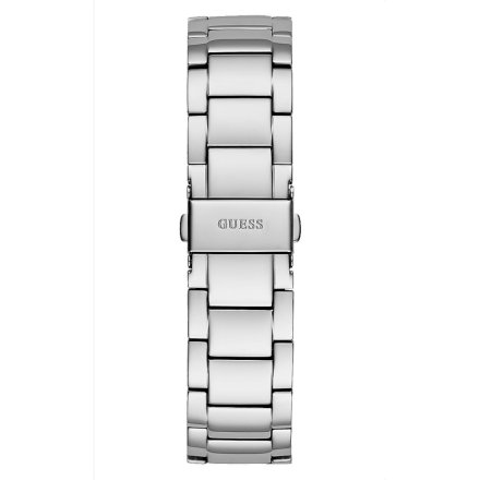 Srebrny zegarek Męski Guess Baron z bransoletą GW0517G1