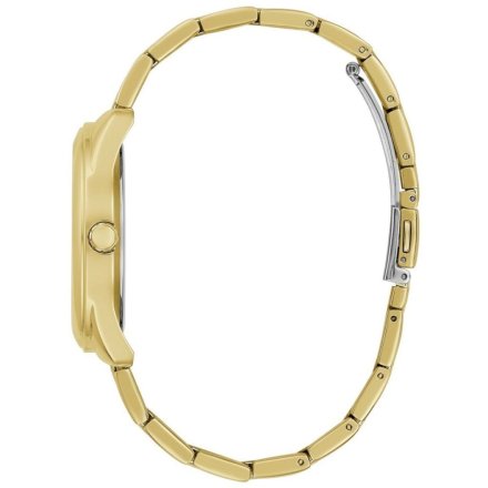 Złoty zegarek damski Guess Cubed z bransoletką GW0606L2