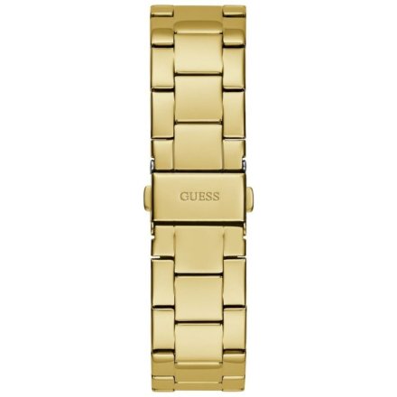 Złoty zegarek damski Guess Cubed z bransoletką GW0606L2