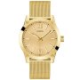 Złoty zegarek męski Guess Crescent ze złotą tarczą GW0629G2