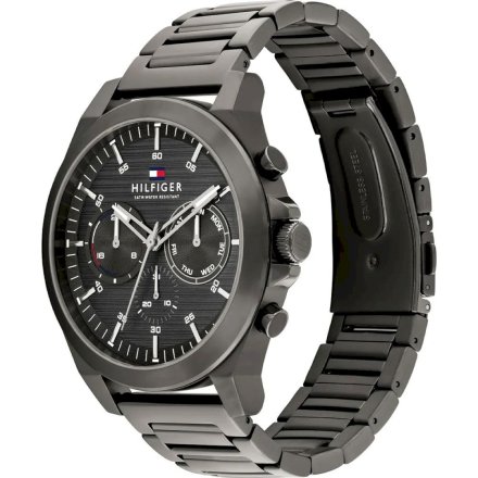 Grafitowy zegarek Męski Tommy Hilfiger Lance na bransolecie 1710519