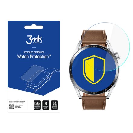 Huawei Watch GT 3 46mm Folia ochronna 3 szt - 3mk Watch Protection ARC+