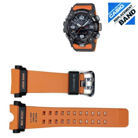 Pasek 10595230 Do Zegarka Casio Model GG-B100-1A9 Pomarańczowy