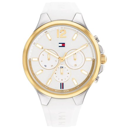 Zegarek Damski Tommy Hilfiger Sienna 1782598 na białym pasku