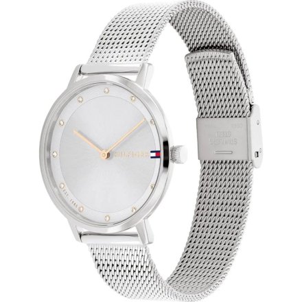 Srebrny zegarek Damski Tommy Hilfiger Pippa z bransoletą mesh 1782665