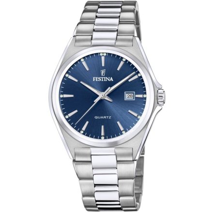 Zegarek Męski Festina na bransolecie z niebieska tarcza F20552/3 Classic 