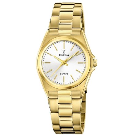 Złoty zegarek Damski Festina  na bransolecie  F20557/2 CLASSIC BRACELET