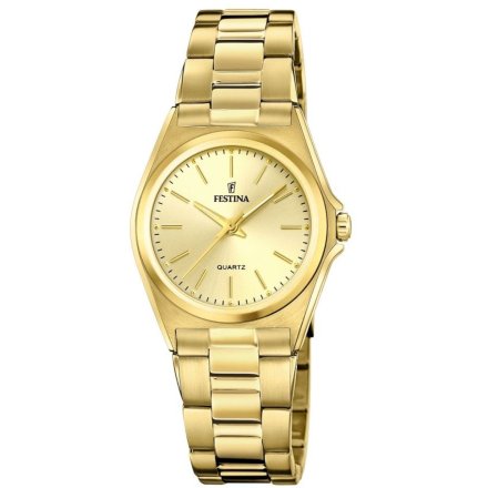 Złoty zegarek Damski Festina  na bransolecie  F20557/3 CLASSIC BRACELET