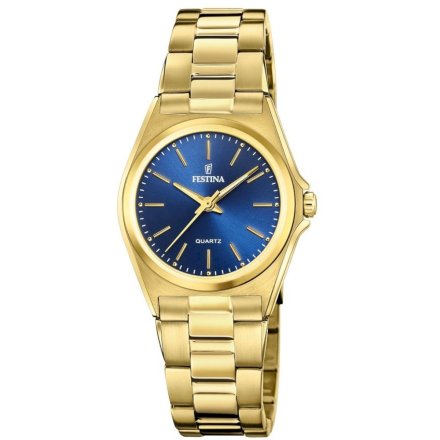Złoty zegarek Damski Festina  na bransolecie  F20557/4 CLASSIC BRACELET