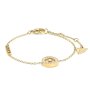 Złota bransoletka z okręgiem GUESS BOND JUBB03259JWYG (S)