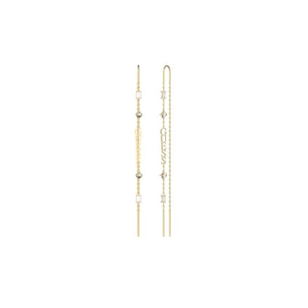 Złote kolczyki wiszące GUESS CRAZY EARRINGS JUBE03297JWYG