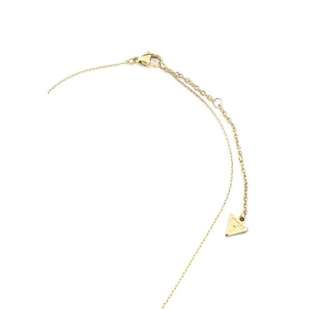Złoty naszyjnik logo kryształy GUESS PERFECT ILLUSION JUBN03370JWYG