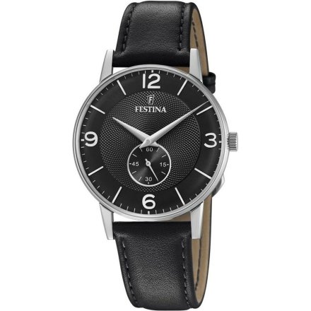 Zegarek Męski Festina na pasku skórzanym F20566/4 Retro