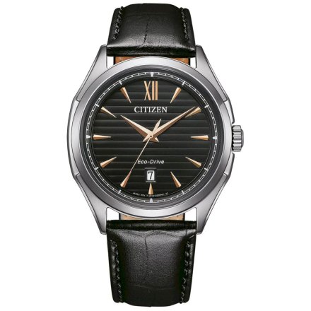 Zegarek męski Citizen Eco Drive z czarnym paskiem AW1750-18E