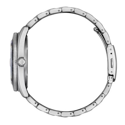 Srebrny zegarek męski Citizen AW1761-89L na bransolecie Eco Drive