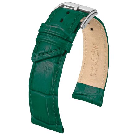 Ciemnozielony pasek Skórzany 20 mm HIRSCH Princess NQR 02628145-2-20 (M)