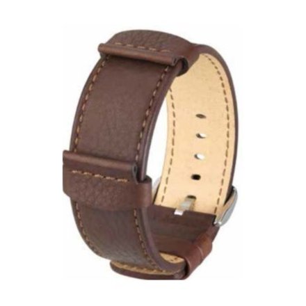 Brązowy pasek skórzany 24 mm HIRSCH Rebel 05202010-2-24 (M)