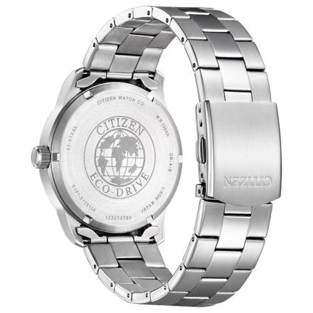 Srebrny zegarek męski Citizen BM8550-81EE na bransolecie Eco Drive