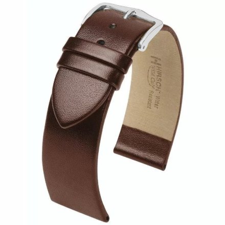 Brązowy pasek Skórzany 20 mm HIRSCH Wild Calf 13630210-2-20 (XL)