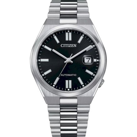 Citizen NJ0150-81E Zegarek Męski na bransolecie Tsuyosa Black  Automatic Classic Sapphire
