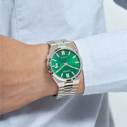 Citizen NJ0150-81X Zegarek Męski na bransolecie Tsuyosa Automatic Classic Sapphire