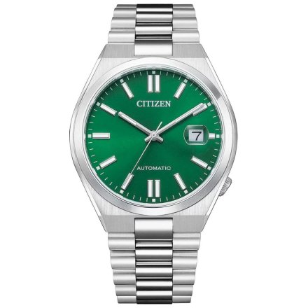 Zegarek automat męski Citizen Tsuyosa Sapphire zielony NJ0150-81X