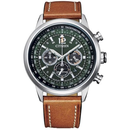 Citizen CA4470-15X Zegarek Męski na pasku Pilot Chrono Eco-Drive
