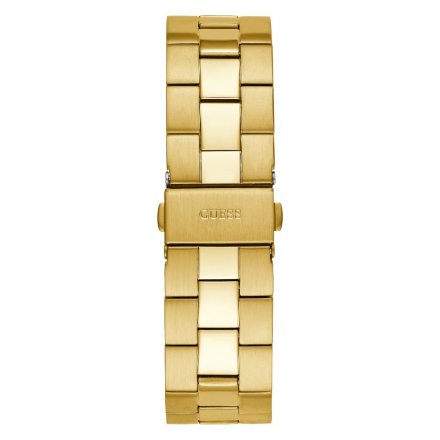 Złoty zegarek Guess Perspective z bransoletką i datownikiem GW0276G2