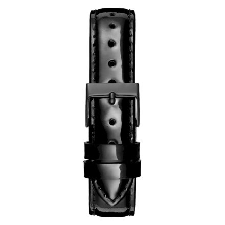 Czarny zegarek Guess Quattro Clear z przeźroczystą tarczą GW0301L1