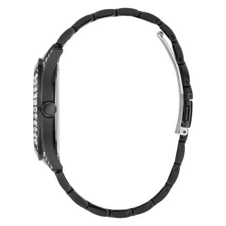 Czarny zegarek damski Guess Midnight z bransoletką GW0305L1