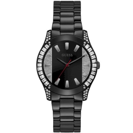 Czarny zegarek damski Guess Midnight z bransoletką GW0305L1
